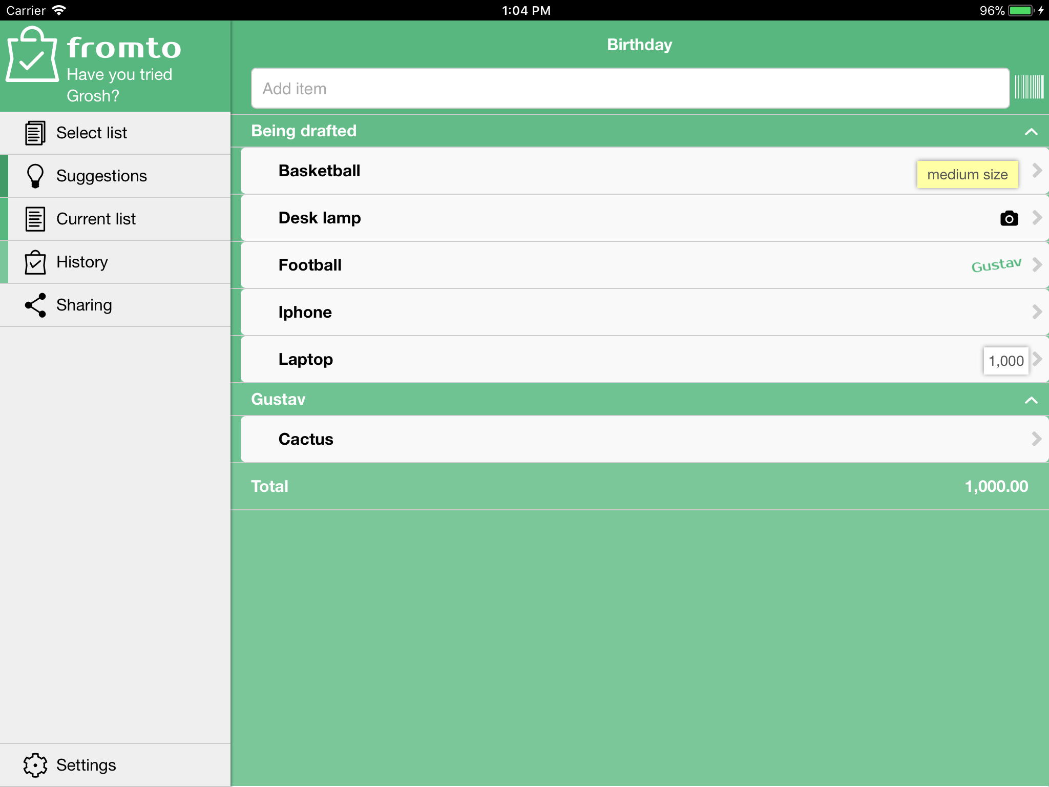 fromto-in-ipad